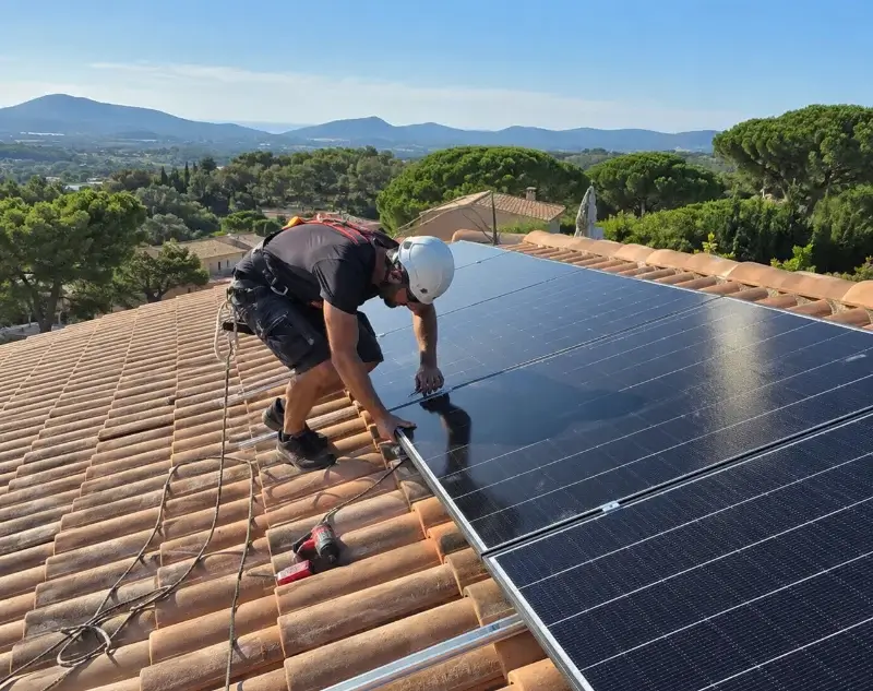 Installateur panneaux solaires Rousson — pose photovoltaïque sur toiture