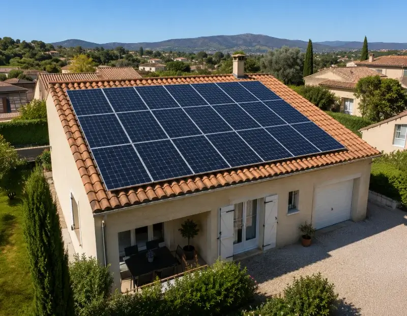 Prime à l'autoconsommation panneaux solaires Rousson — aide financière de l'État